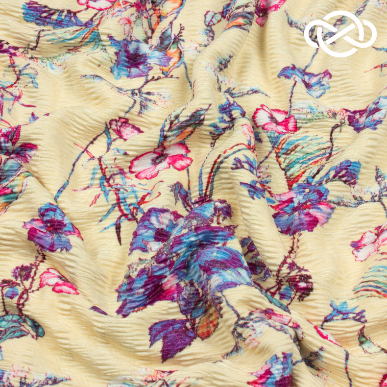 7509. Трикотажное полотно. Крэш. Принт. от Tkani.site