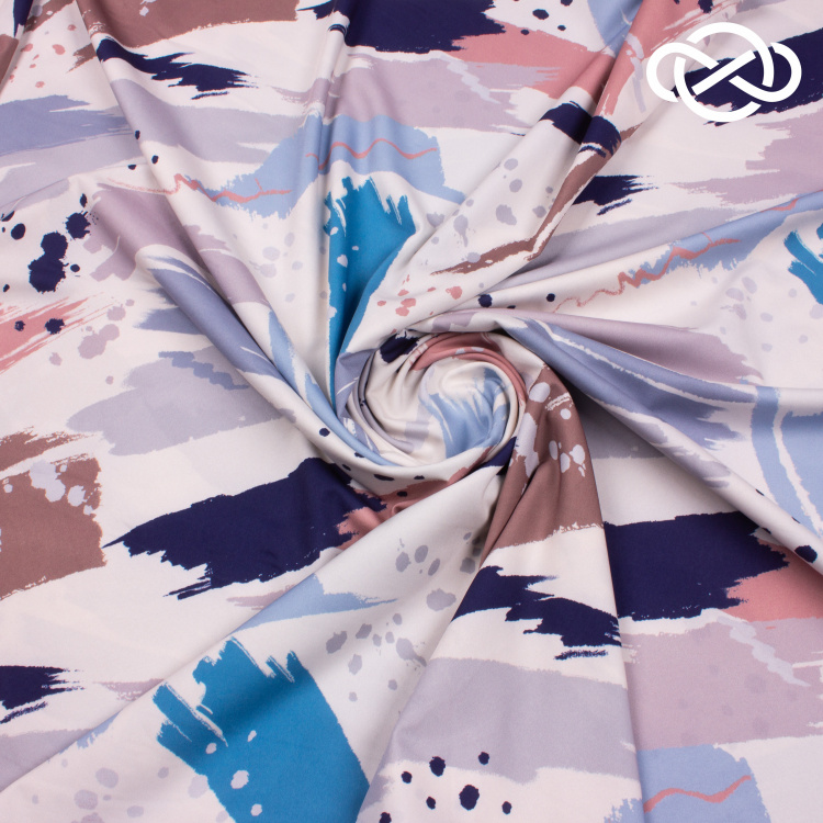 4742. Плательная Ниагара. Суперсофт. Принт - фото 1