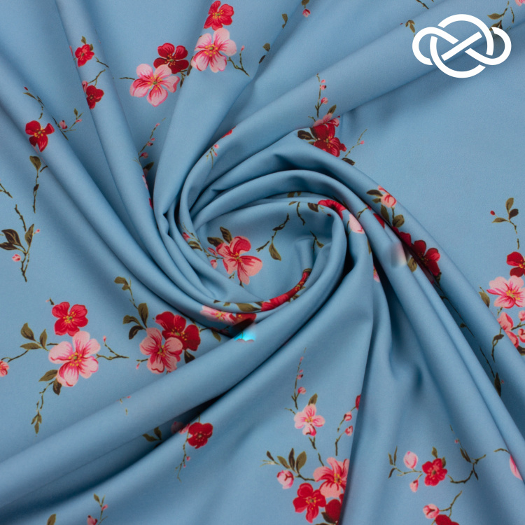 4751. Конкурс!!! Плательная Ниагара. Суперсофт. Принт - фото 1