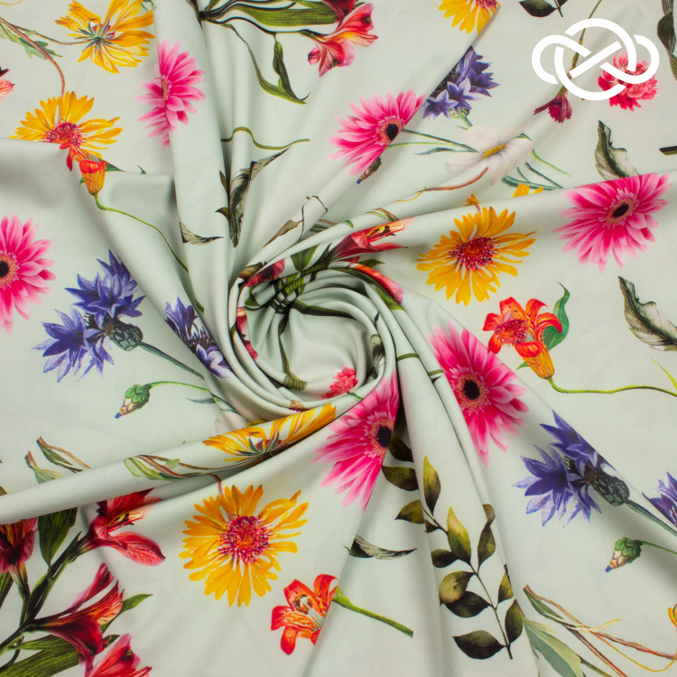 4752. Конкурс!!! Плательная Ниагара. Суперсофт. Принт. Уценка!!! - фото 1