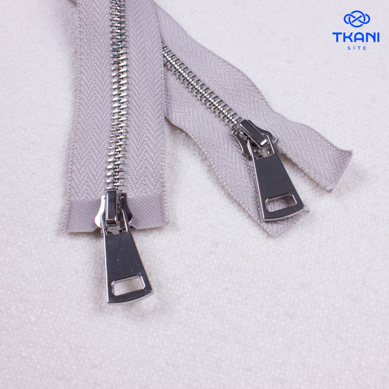2710. Молния двухзамковая разъемная. Металлическая. 80см. Цена за 1шт от Tkani.site