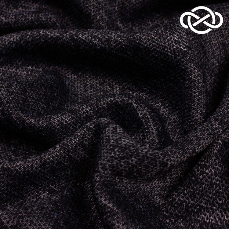 7537. Трикотажное полотно. Сандра. Меланж. - фото 1