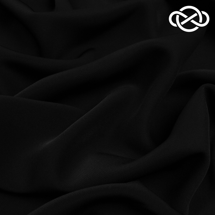 7546. Плательная. Прада. Черный. - фото 1