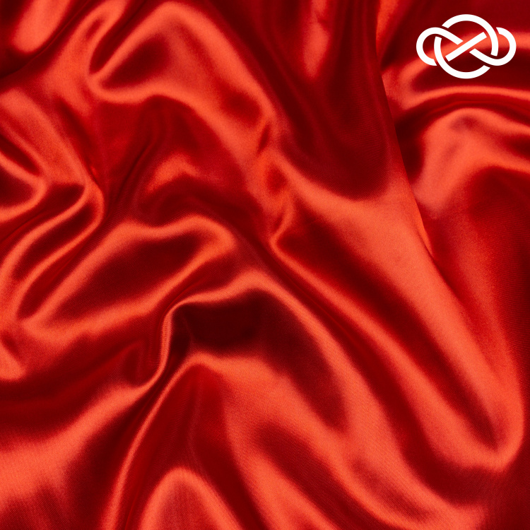 7558. Плательный атлас. Арабские специи. - фото 1