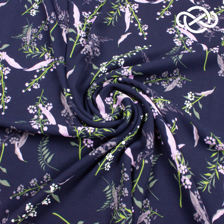 4847. Конкурс! Искусственный лен. Манго. Принт. - фото 1