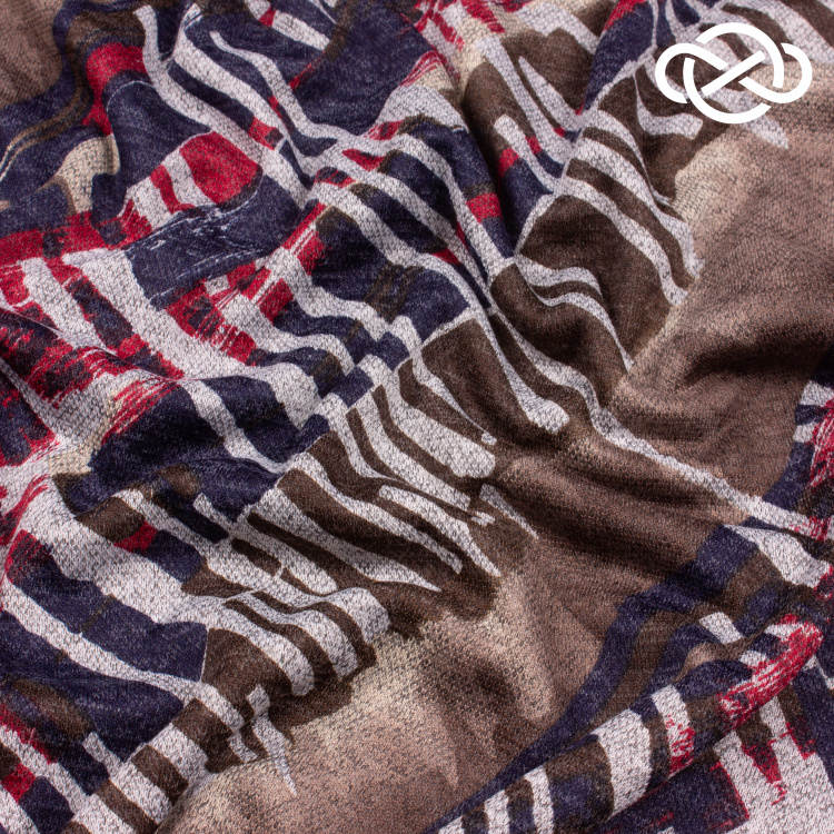 7573. Конкурс! Трикотажное полотно. Сандра. Принт. - фото 2