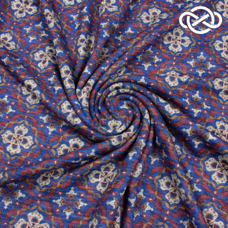 7580. Конкурс! Трикотажное полотно. Сандра. Принт.