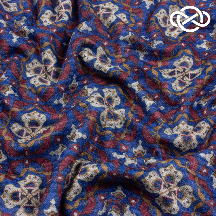 7580. Конкурс! Трикотажное полотно. Сандра. Принт. - фото 2