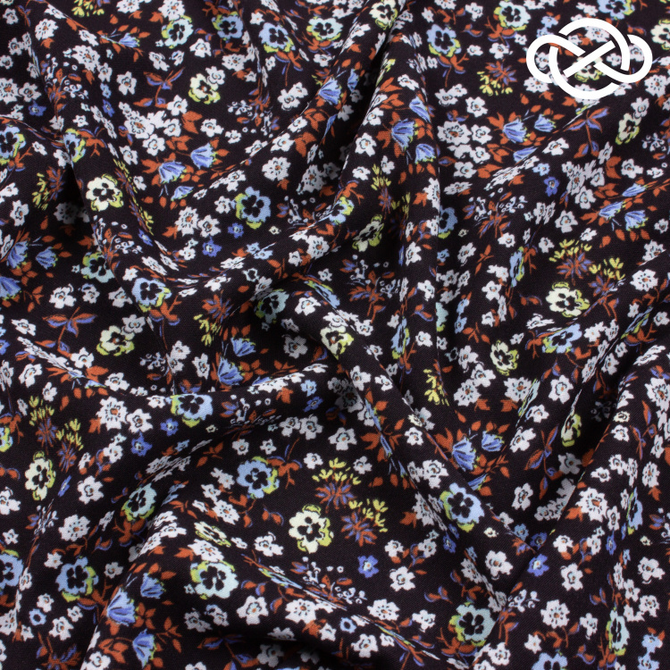 7581. Конкурс! Искусственный лен. Манго. Принт. - фото 2