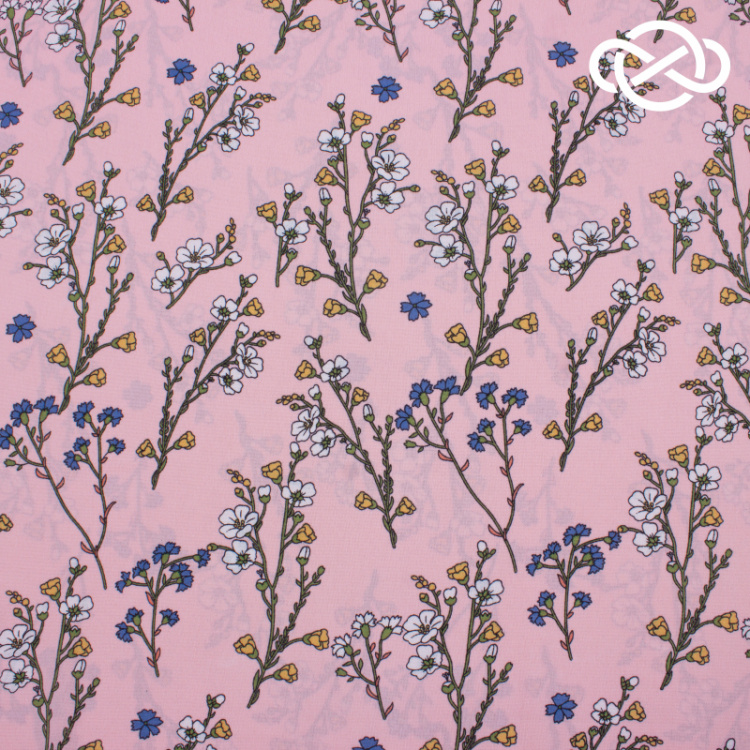 7585. Конкурс! Искусственный лен. Манго. Принт.