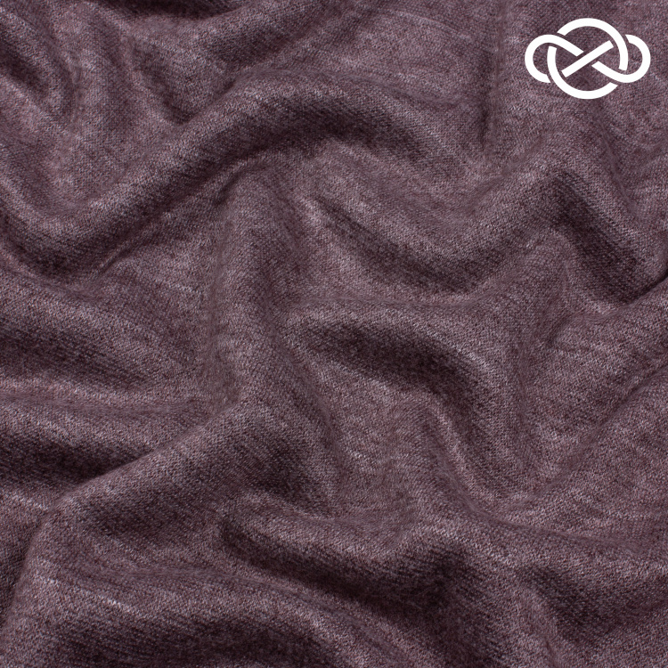 7589. Евроангора. Меланж. Полоска. - фото 1