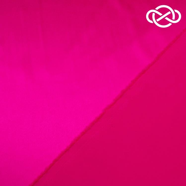 4874. Костюмно-плательный Атлас. Маджента - фото 2