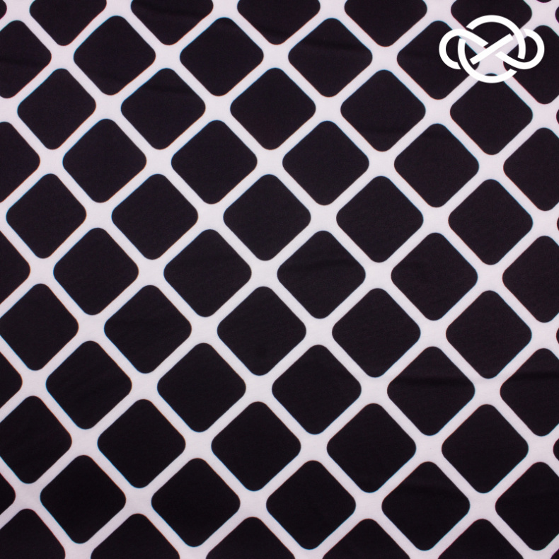 4877. Плательная Барби. Принт от Tkani.site