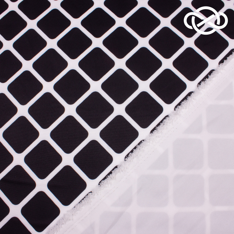 4877. Плательная Барби. Принт от Tkani.site