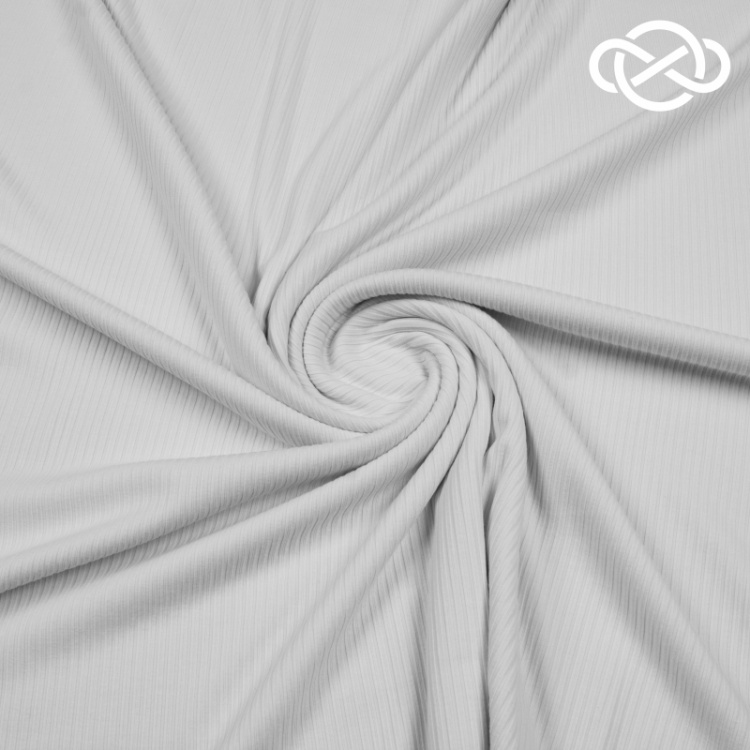 4881. Трикотажное полотно. Лапша. Белый