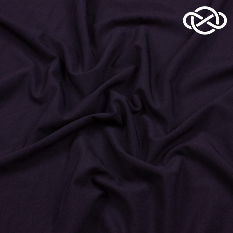 4884. Костюмная поливискоза. Темно-синий. Уценка!!! - фото 1