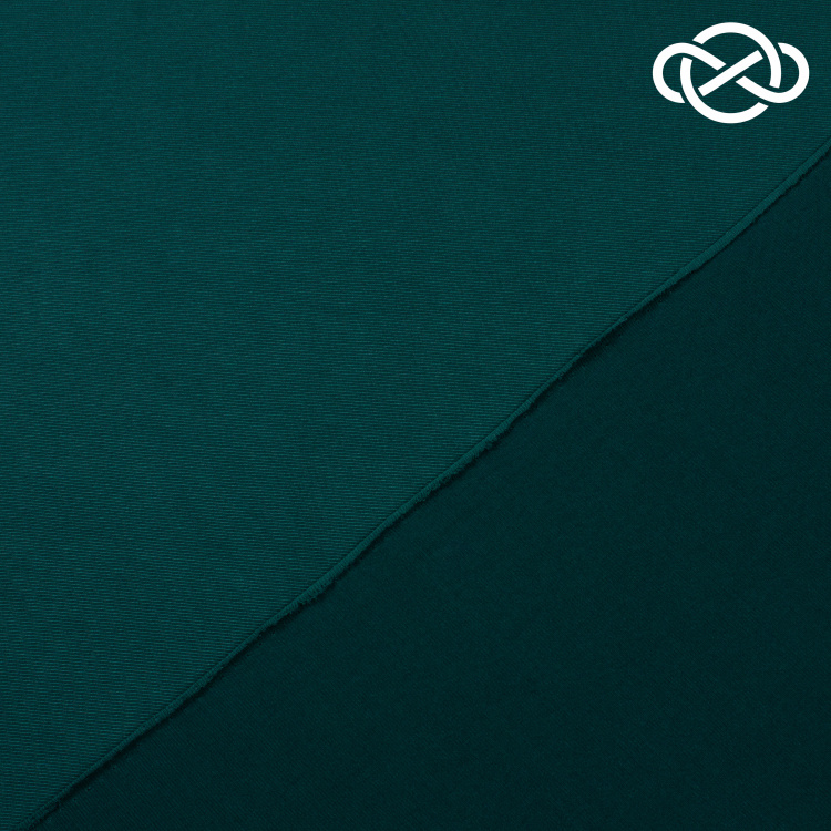 4885. Трикотажное полотно. Масло. Темно-зеленый - фото 2