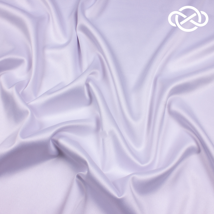 4888. Плательный Атлас. Белый - фото 1