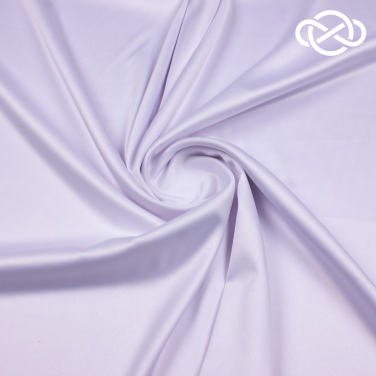 4888. Плательный Атлас. Белый. Уценка!!!