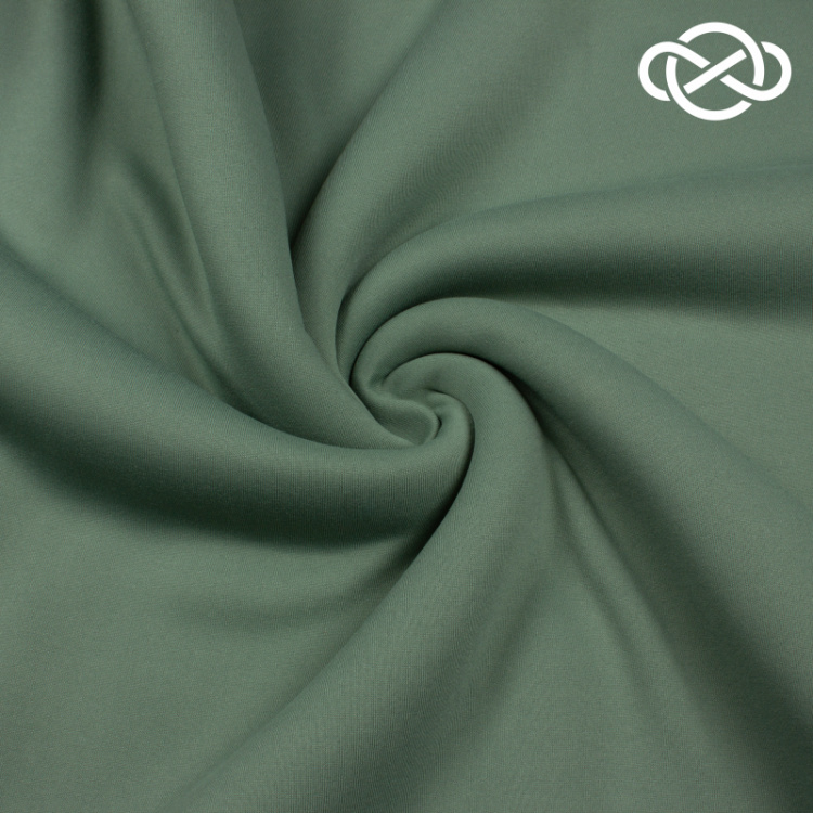 7617. Футер 3нитка с начесом. Оливка.