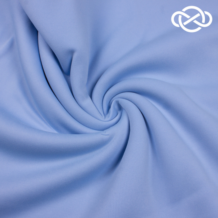 7618. Футер 3нитка с начесом. Воздушно-голубой.