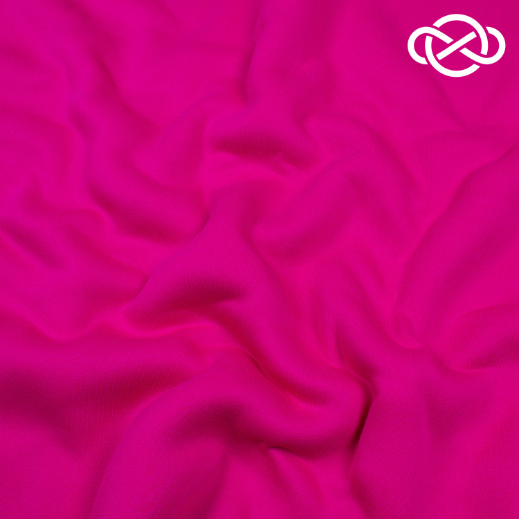 7621. Футер 3нитка с начесом. Маджента. - фото 1