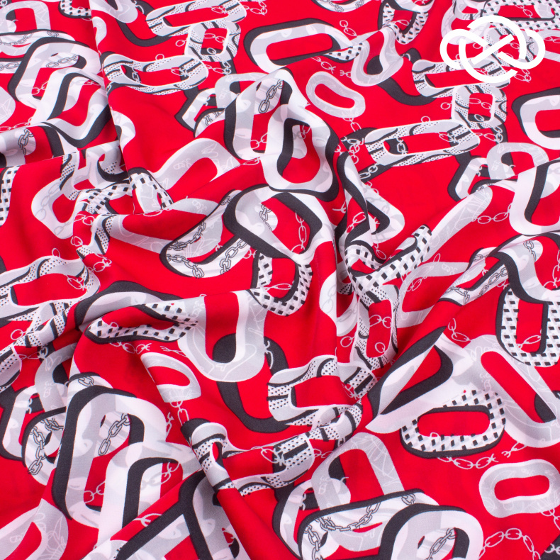 4946. Плательная. Прада. Принт от Tkani.site