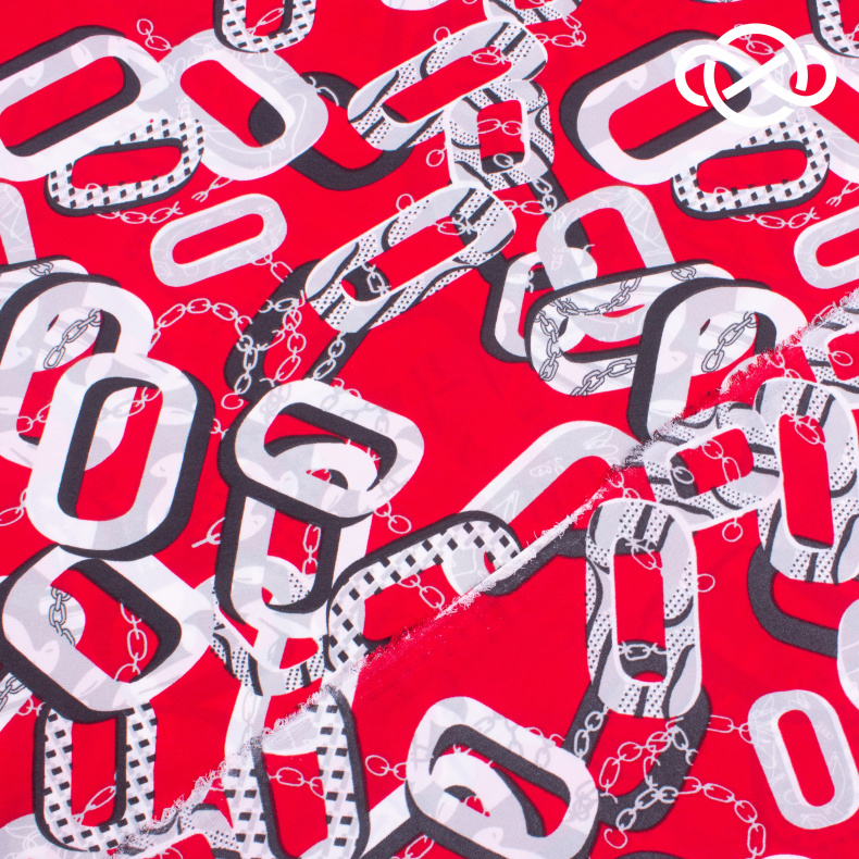 4946. Плательная. Прада. Принт от Tkani.site