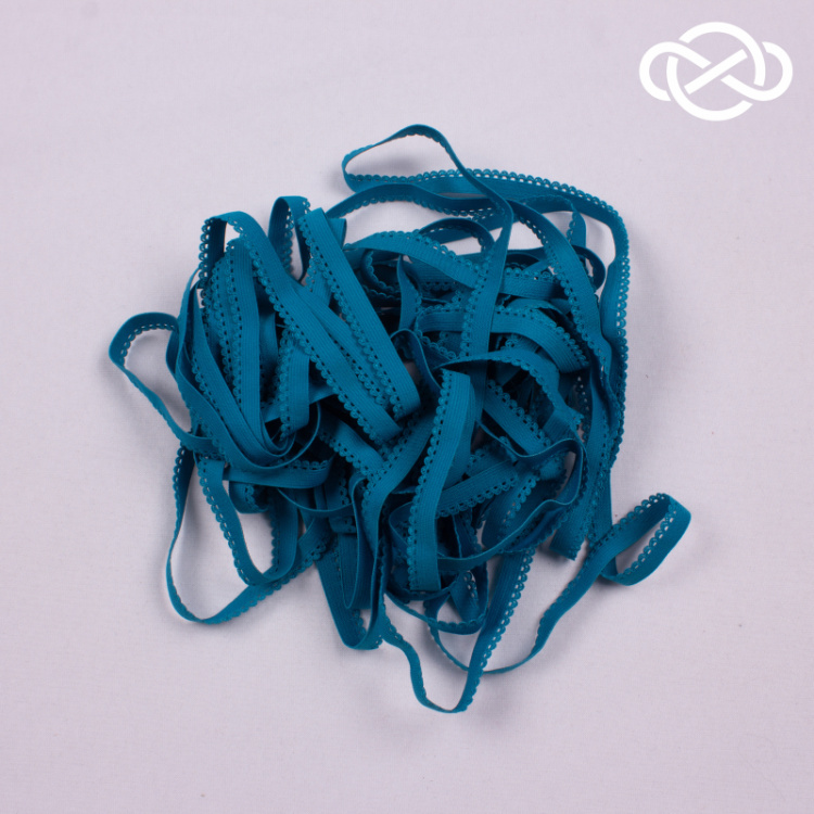 4982. Резинка бельевая декоративная 1см*10м (цена за упаковку)