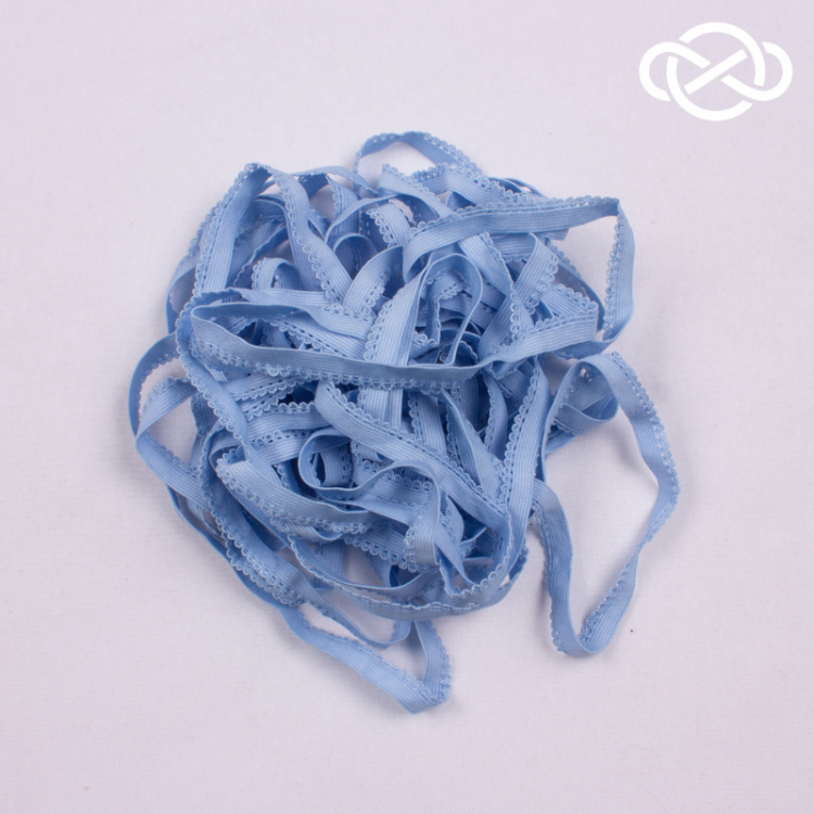 4983. Резинка бельевая декоративная 1см*10м (цена за упаковку)