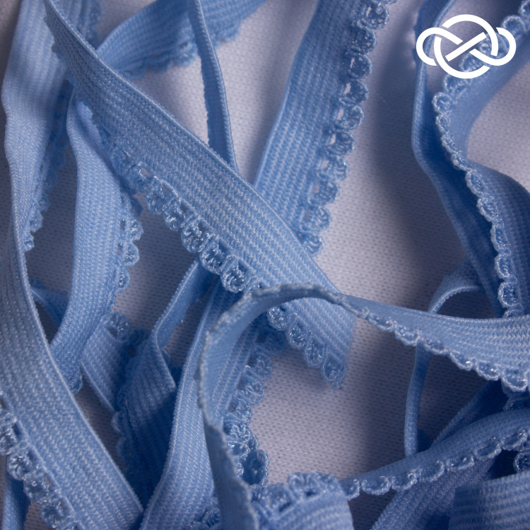 4983. Резинка бельевая декоративная 1см*10м (цена за упаковку) - фото 1