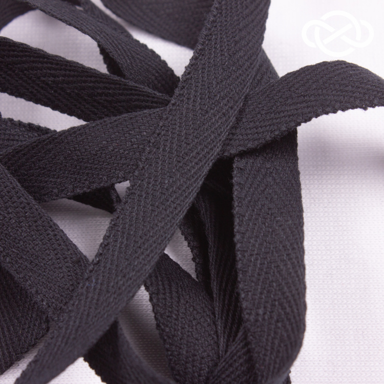 4985. Шнур плоский. ХБ. 10мм*10 метров. - фото 1