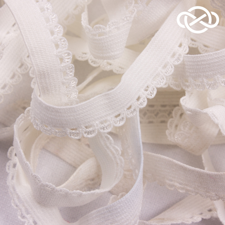 4986. Резинка бельевая декоративная 1см*10м (цена за упаковку) - фото 1