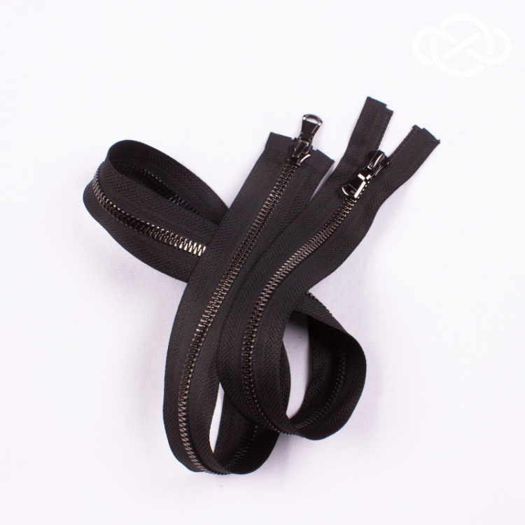 4994. Молния разъемная двухзамковая 85см. Черный. Цена за 1шт