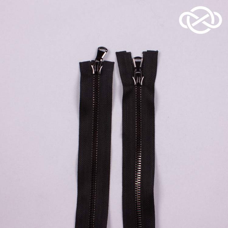 4994. Молния разъемная двухзамковая 85см. Черный. Цена за 1шт - фото 1