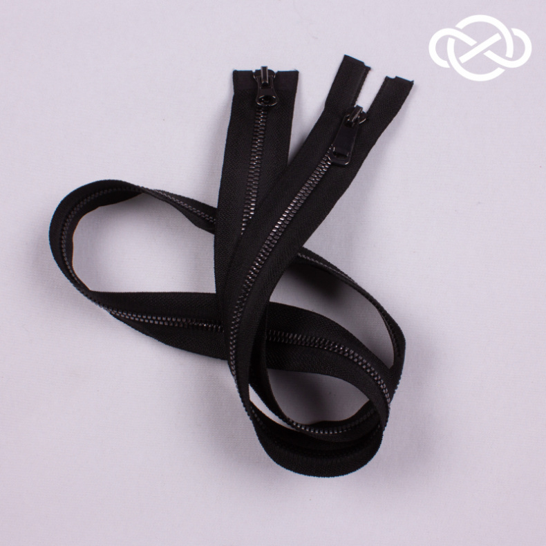 4993. Молния разъемная двухзамковая 95см. Черный. Цена за 1шт от Tkani.site