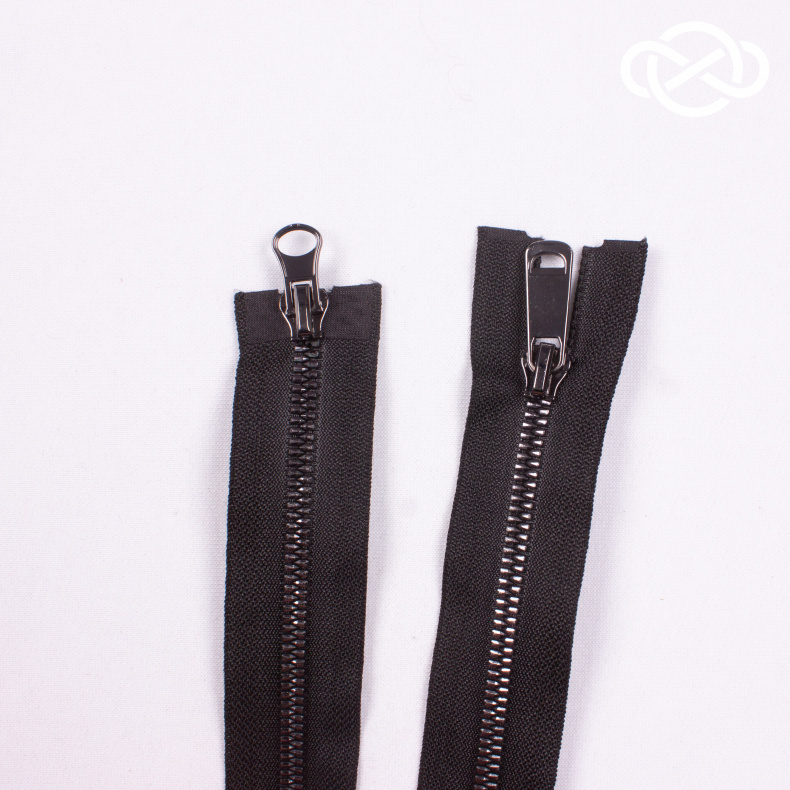 4993. Молния разъемная двухзамковая 95см. Черный. Цена за 1шт от Tkani.site