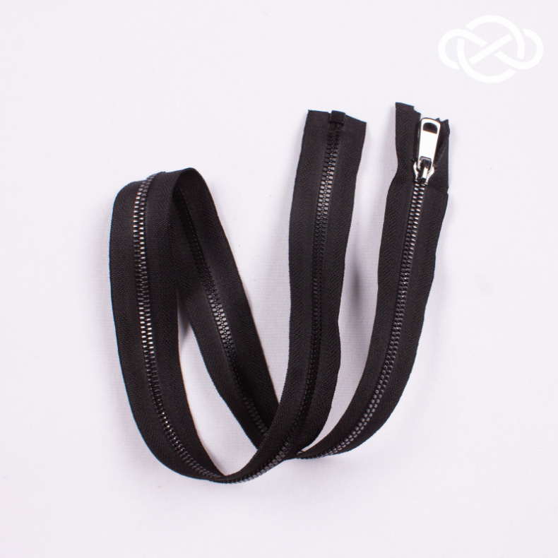 4995. Молния разъемная. 75см. Черный. Цена за 1шт от Tkani.site