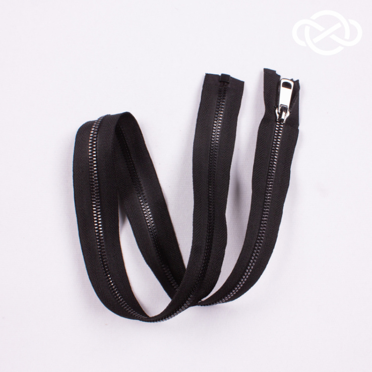 4995. Молния разъемная. 75см. Черный. Цена за 1шт