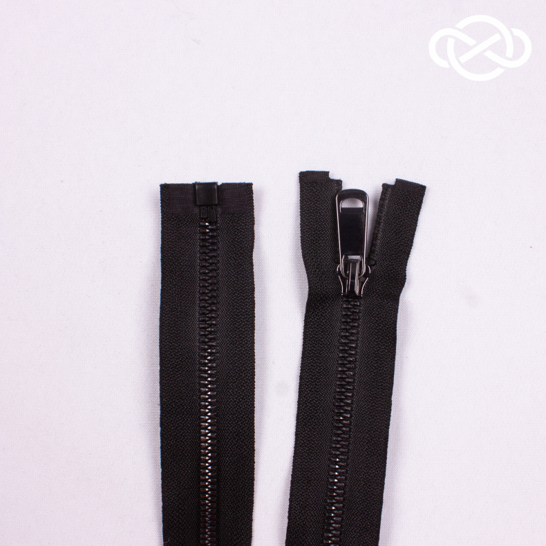 4995. Молния разъемная. 75см. Черный. Цена за 1шт от Tkani.site