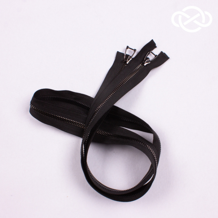 4996. Молния разъемная двухзамковая 105см. Черный. Цена за 1шт