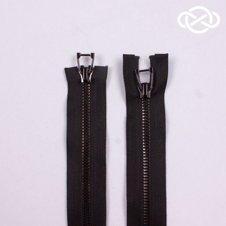 4996. Молния разъемная двухзамковая 105см. Черный. Цена за 1шт от Tkani.site