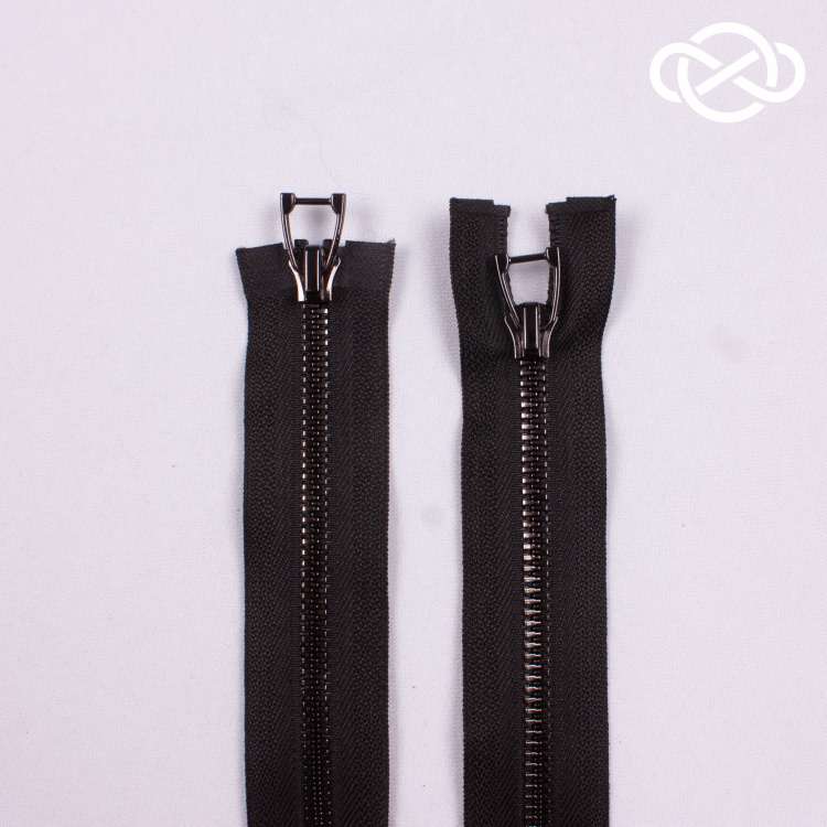 4996. Молния разъемная двухзамковая 105см. Черный. Цена за 1шт - фото 1