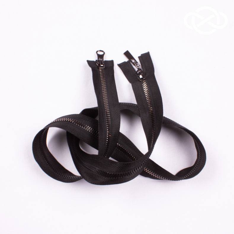 4997. Молния разъемная двухзамковая 95см. Черный. Цена за 1шт от Tkani.site