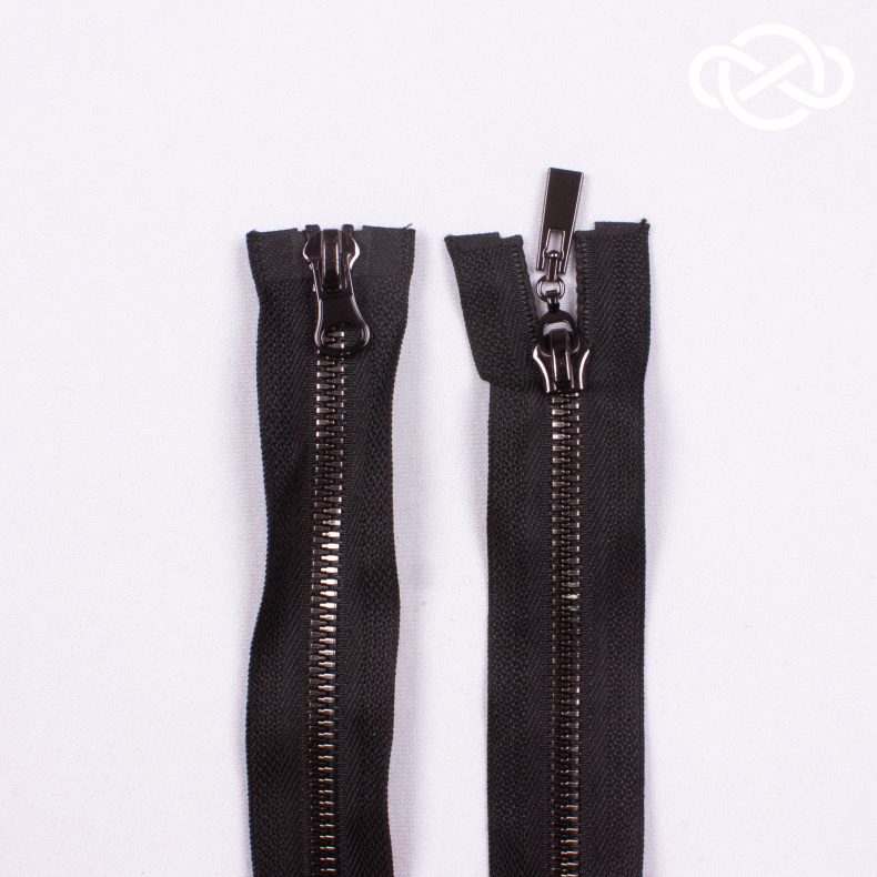 4997. Молния разъемная двухзамковая 95см. Черный. Цена за 1шт от Tkani.site
