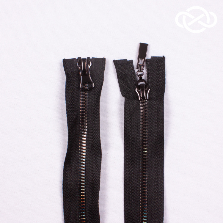 4997. Молния разъемная двухзамковая 95см. Черный. Цена за 1шт - фото 1