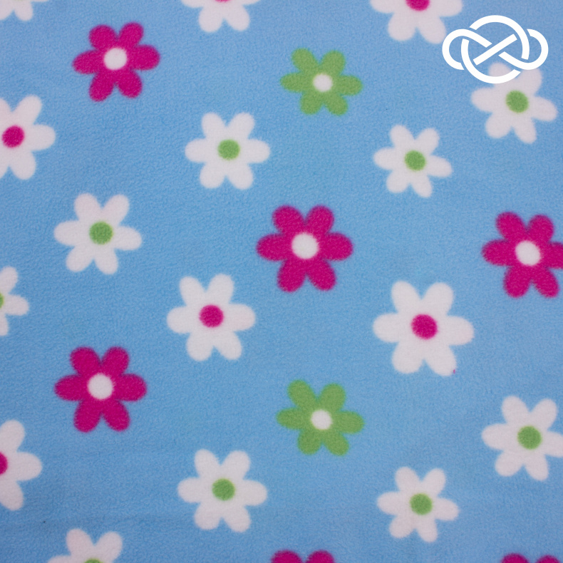 10008. Флис двухсторонний. Принт от Tkani.site