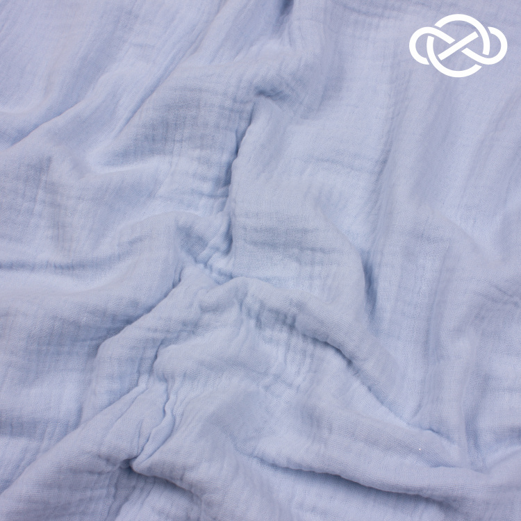 10029. Муслин. Двухслойный. Нежно-голубой - фото 1