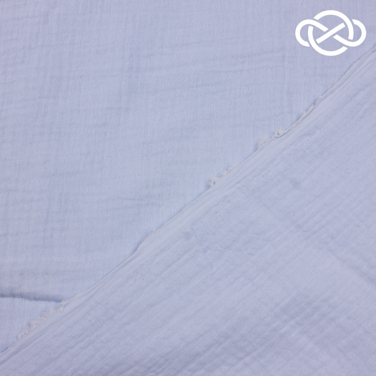 10029. Муслин. Двухслойный. Нежно-голубой - фото 2