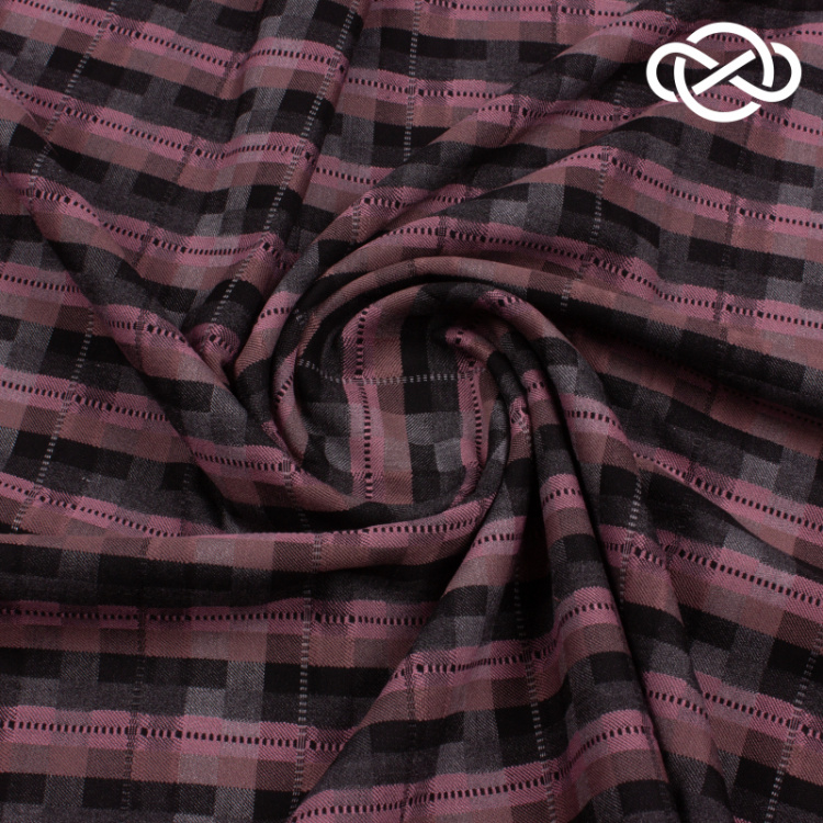 10030. Костюмная поливискоза. Жаккард